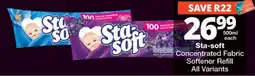 Checkers Sta-soft Concentrated Fabric Softener Refill offer