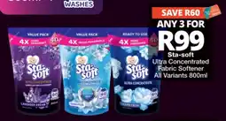 Checkers Sta-soft Ultra Concentrated Fabric Softener offer
