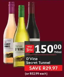 Oxford Freshmarket D'Vine Secret Tunnel offer