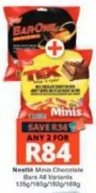 Checkers Hyper Nestle Minis Chocolate offer