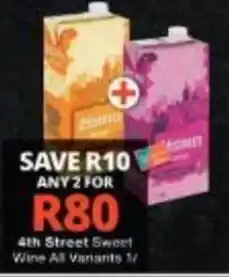 Checkers Hyper 4th Street Sweet Wine offer