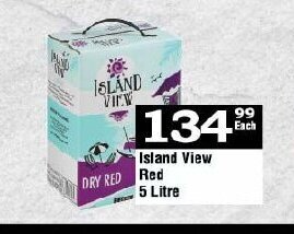 Oxford Freshmarket Island View Red 5 Litre offer