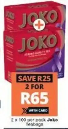Checkers Joko 2x100g offer