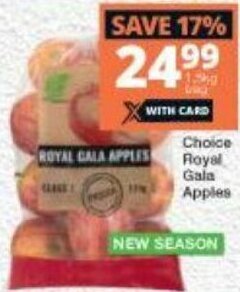 Checkers Choice Royal Gala Apples offer