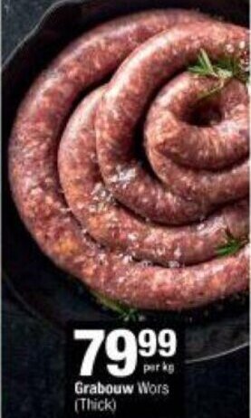 Checkers Grabouw Wors offer