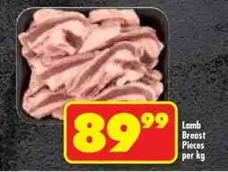 Shoprite Lamb Breast Pieces per kg offer