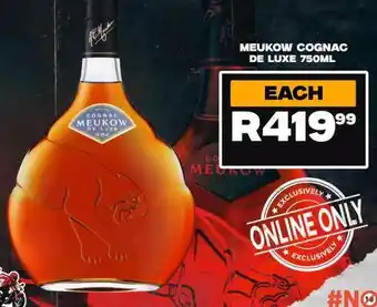 Meukow Cognac De Luxe 750ml