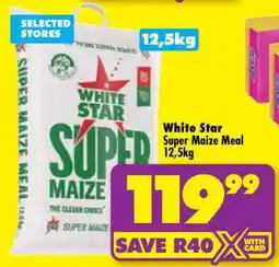 Shoprite White Star Super Maize Meal 12,5kg offer