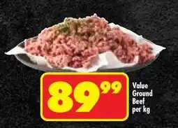 Shoprite Value Ground Beef offer