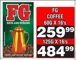 Advance Cash n Carry FG COFFEE 60G X 16's offer