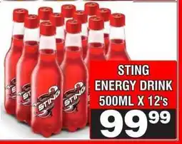 Advance Cash n Carry STING ENERGY DRINK 500ML X 12's offer