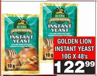 Advance Cash n Carry GOLDEN LION INSTANT YEAST 10G X 48's offer