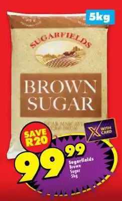 Shoprite SUGARFIELDS BROWN SUGAR 5kg offer