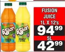 Advance Cash n Carry FUSION JUICE 1L X 12's offer