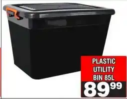 Advance Cash n Carry PLASTIC UTILITY BIN 85L offer