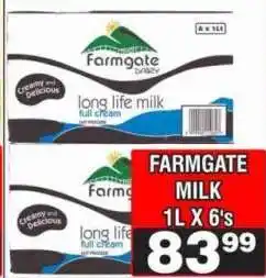 Advance Cash n Carry FARMGATE MILK 1L X 6's offer