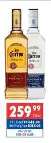 Ultra Liquors JOSE CUERVO offer