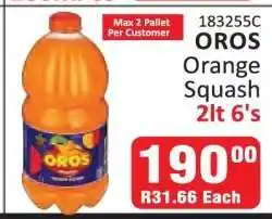 KitKat Cash and Carry OROS Orange Squash 2lt 6's offer