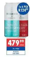 Ultra Liquors BELGRAVIA CANS RANGE offer