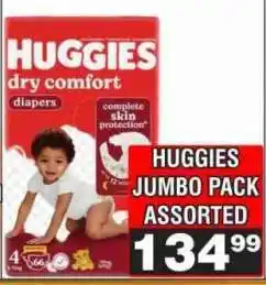 Advance Cash n Carry HUGGIES JUMBO PACK ASSORTED offer