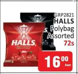 KitKat Cash and Carry HALLS Polybag Assorted 72s offer