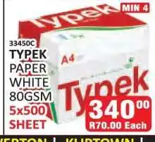 KitKat Cash and Carry Typek Paper White 80GSM offer