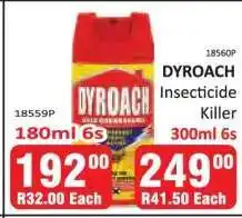KitKat Cash and Carry DYROACH Insecticide Killer 180ml 6s offer