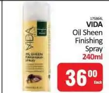 KitKat Cash and Carry VIDA Oil Sheen Finishing Spray offer