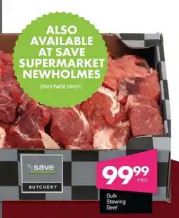 Save Hyper Save Butchery Bulk Stewing Beef offer