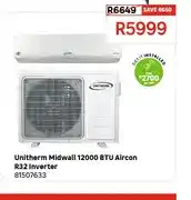 Leroy Merlin Unitherm Midwall 12000 BTU Aircon R32 Inverter offer