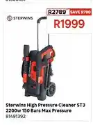 Leroy Merlin Sterwins High Pressure Cleaner ST3 2200w 150 Bars Max Pressure offer