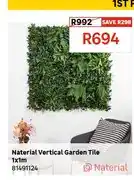 Leroy Merlin Naterial Vertical Garden Tile 1x1m offer