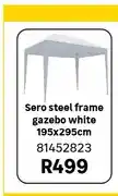 Leroy Merlin Sero Steel Frame Gazebo White 195x295cm offer