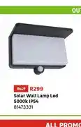 Leroy Merlin Solar Wall Lamp Led 5000k IP54 offer