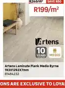 Leroy Merlin Artens Laminate Plank Medio Byrne 193X1292X7mm offer