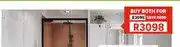 Leroy Merlin Easy Pivot Frame Kit Black 100x190cm & Sensea Easy Pivot Door Clear Glass w100cmxh195cm offer