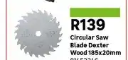 Leroy Merlin Circular Saw Blade Dexter Wood 185x20mm offer