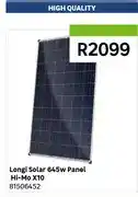 Leroy Merlin Longi Solar 645w Panel Hi-Mo X10 offer