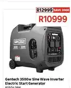Leroy Merlin Gentech 3500w Sine Wave Inverter Electric Start Generator offer