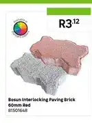 Leroy Merlin Bosun Interlocking Paving Brick 60mm Red offer
