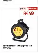 Leroy Merlin Extension Reel 1mm Digitech 15m offer