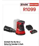 Leroy Merlin Einhell Te-Rs 18 Li Rotarty Sander 2.5ah offer