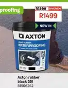 Leroy Merlin Axton rubber black 20l offer