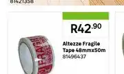 Leroy Merlin Altezze Fragile Tape 48mmx50m offer