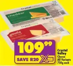 Shoprite Crystal Valley Cheese offer