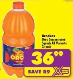 Shoprite Brookes Oros Concentrated Squash offer