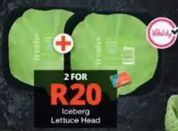 Checkers freshs Iceberg Lettuce Head offer