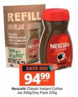 Checkers Nescafe Classic Instant Coffee offer