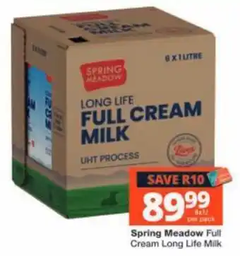 Spring Meadow Full Cream Long Life Milk