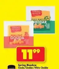 Shoprite Full fat gouda/cheddar/white cheddar offer